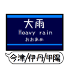 今津 伊丹 甲陽線 駅名 シンプル＆いつでも（個別スタンプ：36）