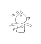 なんでもアリなうさぎ。（個別スタンプ：1）