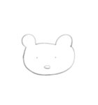 ゆるーん、くまたち（個別スタンプ：1）
