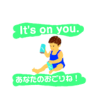 英語 ＆ 日本語（個別スタンプ：34）