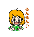 表情豊かでリアクション大きめな女の子（個別スタンプ：7）