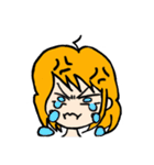 表情豊かでリアクション大きめな女の子（個別スタンプ：9）
