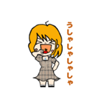 表情豊かでリアクション大きめな女の子（個別スタンプ：10）