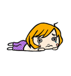 表情豊かでリアクション大きめな女の子（個別スタンプ：12）