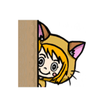表情豊かでリアクション大きめな女の子（個別スタンプ：20）