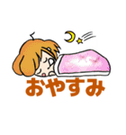 表情豊かでリアクション大きめな女の子（個別スタンプ：24）