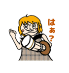 表情豊かでリアクション大きめな女の子（個別スタンプ：32）