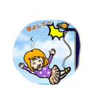 表情豊かでリアクション大きめな女の子（個別スタンプ：35）