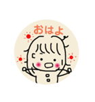 ふんわり女の子（個別スタンプ：7）