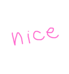 日常(英語)（個別スタンプ：3）