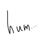 日常(英語)（個別スタンプ：16）