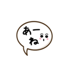 若者が使う日常会話をシンプル文字で（個別スタンプ：1）