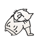 顔が変わらない猫（個別スタンプ：11）