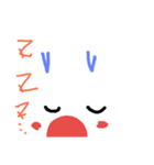 目が大きいうさぎ（個別スタンプ：5）