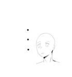 考える人。（個別スタンプ：2）