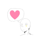 考える人。（個別スタンプ：6）