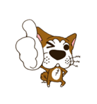 表情豊かな犬のぽんちゃん（個別スタンプ：2）