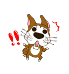表情豊かな犬のぽんちゃん（個別スタンプ：11）