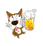 表情豊かな犬のぽんちゃん（個別スタンプ：15）