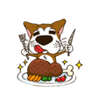 表情豊かな犬のぽんちゃん（個別スタンプ：19）