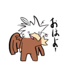 のんびりグリフォンさん（個別スタンプ：10）