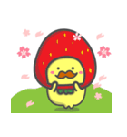 鳥王様の春（個別スタンプ：8）