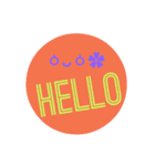 Colorful simple stamp（個別スタンプ：13）