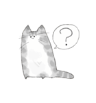もちっとしたねこのスタンプ（個別スタンプ：1）