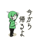 【日常系スタンプ】メロンとスイカっぽい1（個別スタンプ：2）