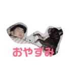 我が子と愛犬のスタンプ（個別スタンプ：3）