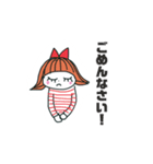 おかっぱさーちゃん日常スタンプ（個別スタンプ：5）