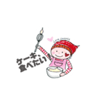 おかっぱさーちゃん日常スタンプ（個別スタンプ：40）