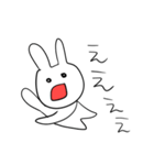 全部使えるかわいいゆるいうさぎさん（個別スタンプ：5）