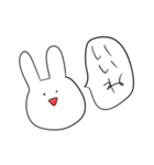 全部使えるかわいいゆるいうさぎさん（個別スタンプ：36）