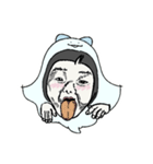 イカ人形（個別スタンプ：8）