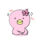 さくらペンギン  嬉しい言葉【日常編】（個別スタンプ：2）