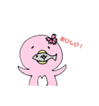 さくらペンギン  嬉しい言葉【日常編】（個別スタンプ：34）