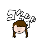 おさげちゃんのエモーション（個別スタンプ：16）