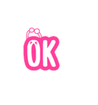 にこちゃん(英語)（個別スタンプ：5）