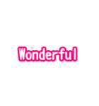 にこちゃん(英語)（個別スタンプ：12）
