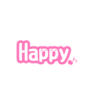 にこちゃん(英語)（個別スタンプ：14）