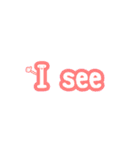にこちゃん(英語)（個別スタンプ：22）