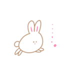 ゆるいこうさぎスタンプ（個別スタンプ：10）