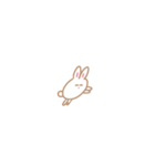 ゆるいこうさぎスタンプ（個別スタンプ：23）
