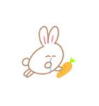 ゆるいこうさぎスタンプ（個別スタンプ：25）