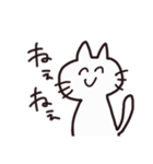 シンプルなネコちゃん（個別スタンプ：24）