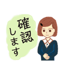 新入社員敬語（個別スタンプ：18）