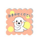 大きな白い犬 ピレネー犬 3【敬語】（個別スタンプ：33）