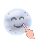 曇りガラスの文字（個別スタンプ：38）
