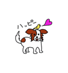 愛犬パピヨンのスタンプ（個別スタンプ：2）